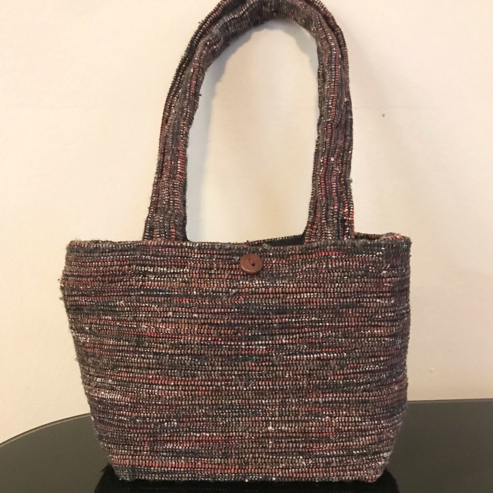 Hand Woven Wool Handbag New Mexico